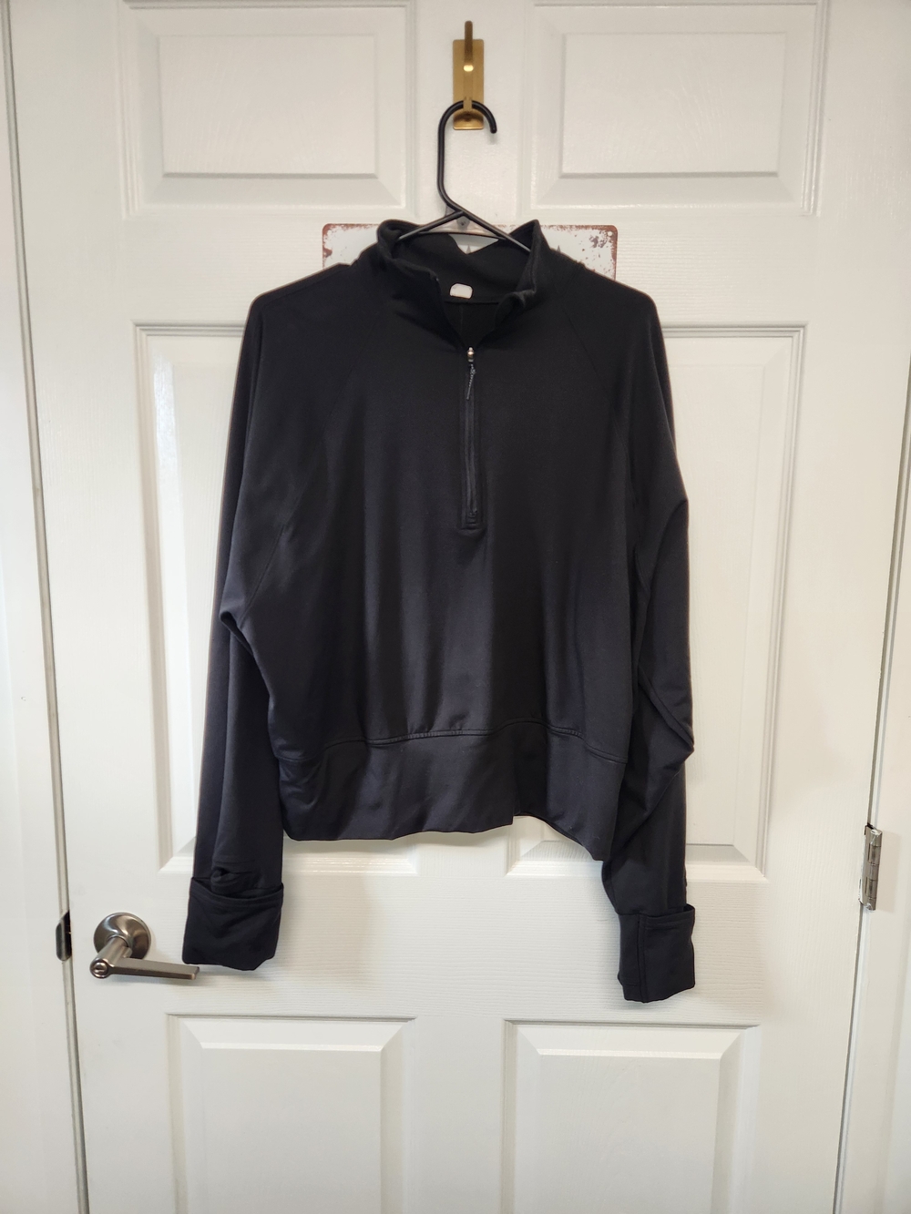Lululemon Softstream Black Half-Zip Pullover Sweatshirt